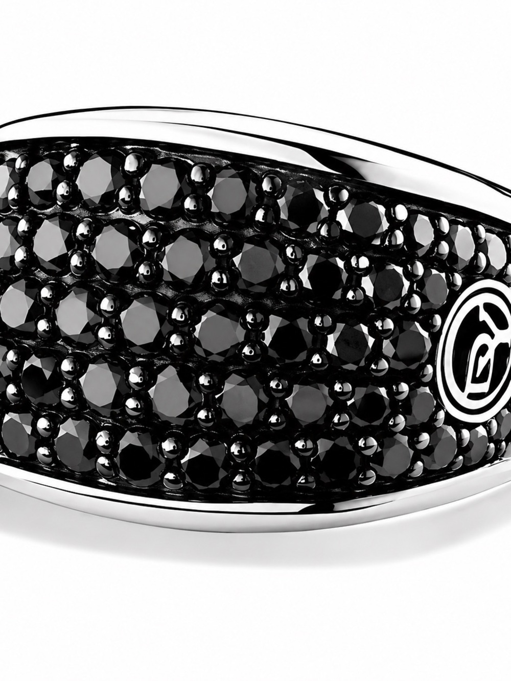 Black Pavé Diamonds Ring - Luxury Men’s  Jewelry